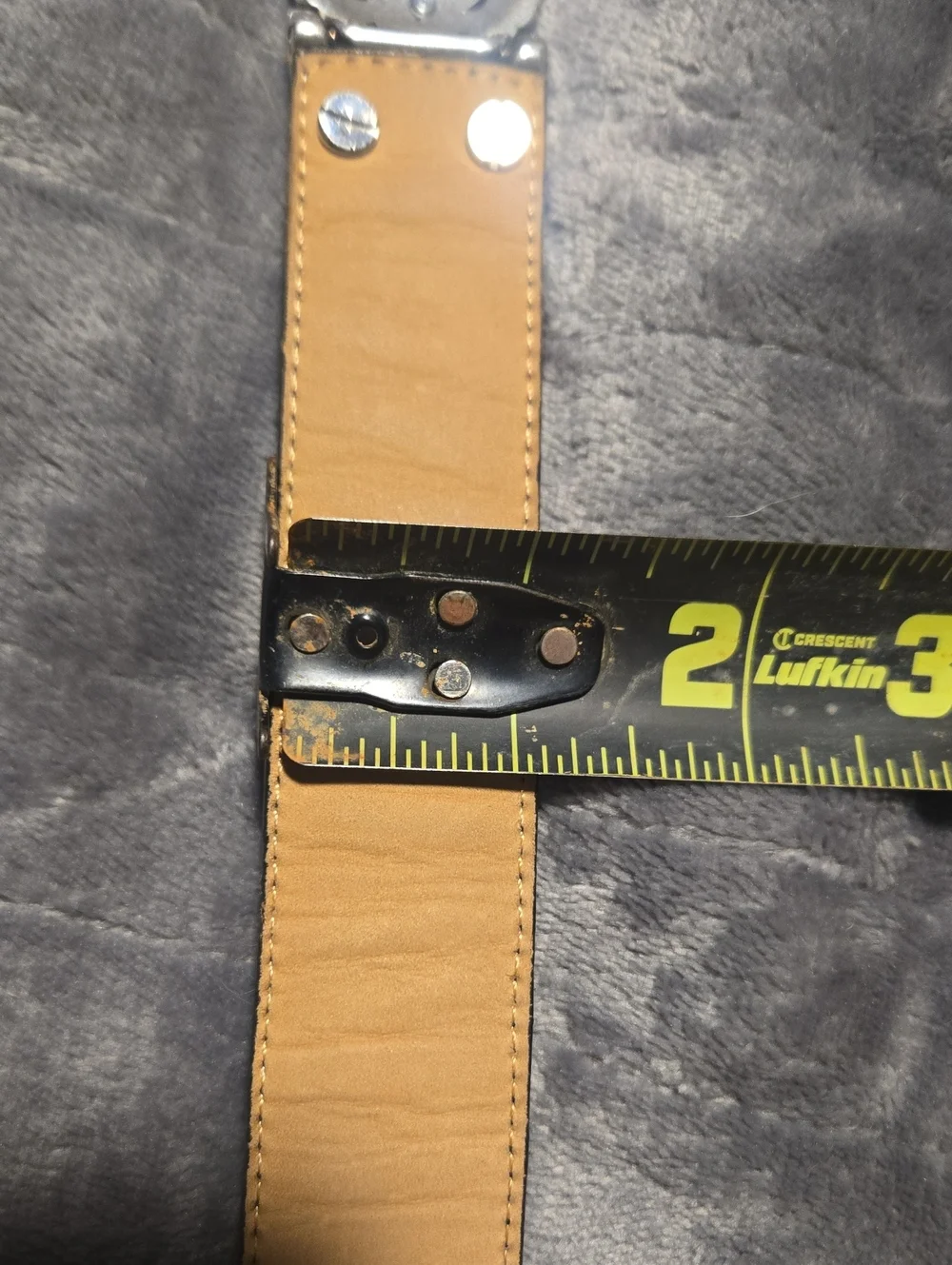 Brighton-Museum Collection Black Cameo Motif Leather Belt-Size Small 45103